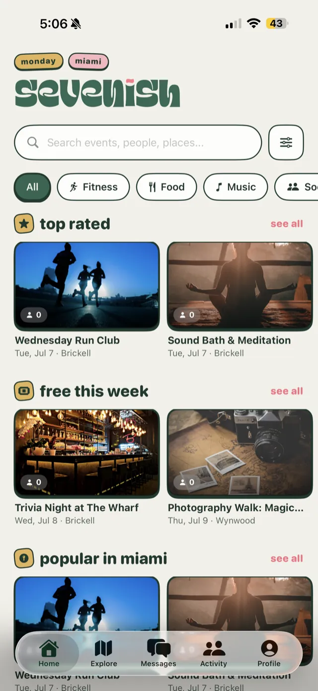 Personalized home feed