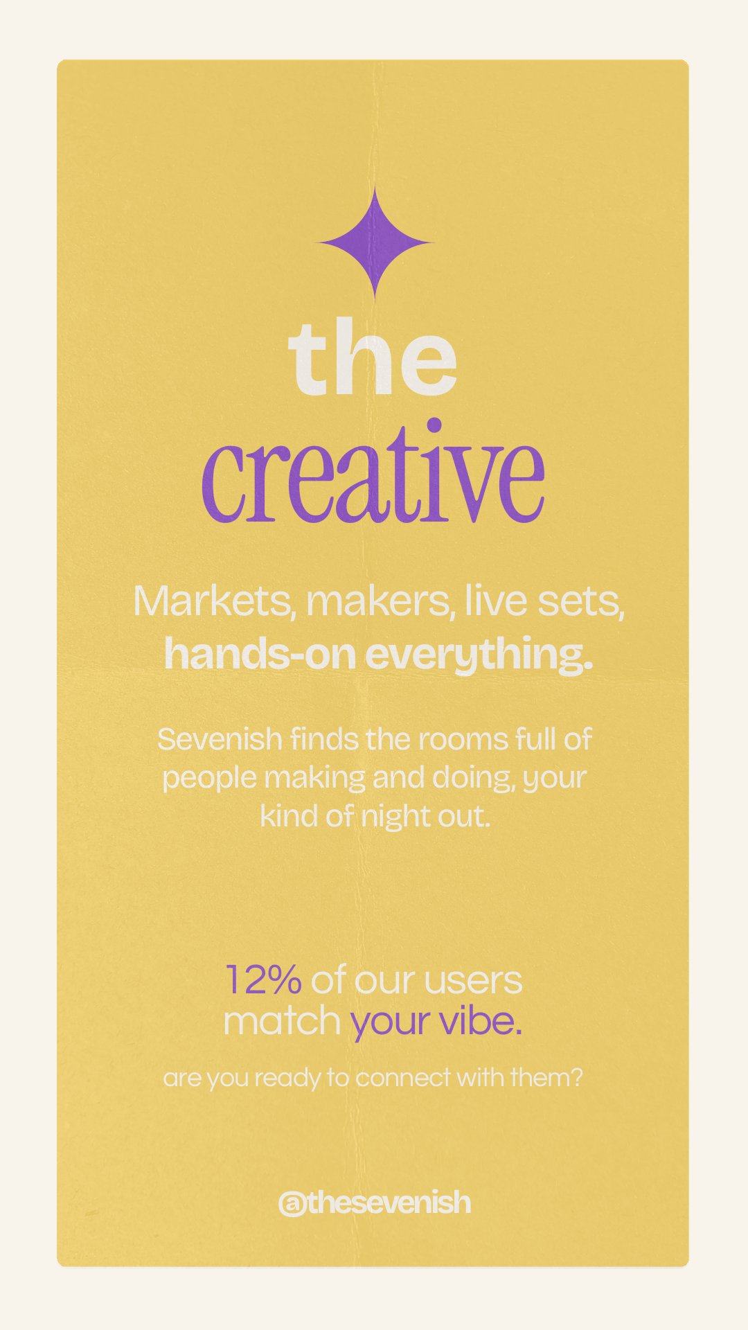 The Sevenish vibe card for The Creative