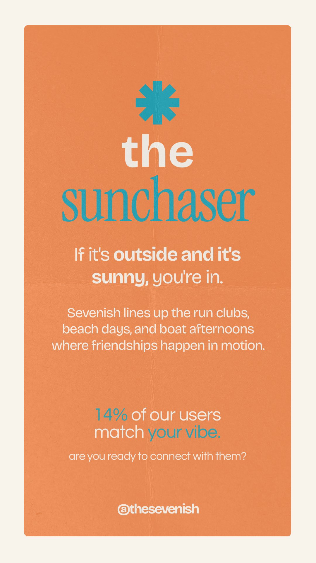 The Sevenish vibe card for The Sunchaser
